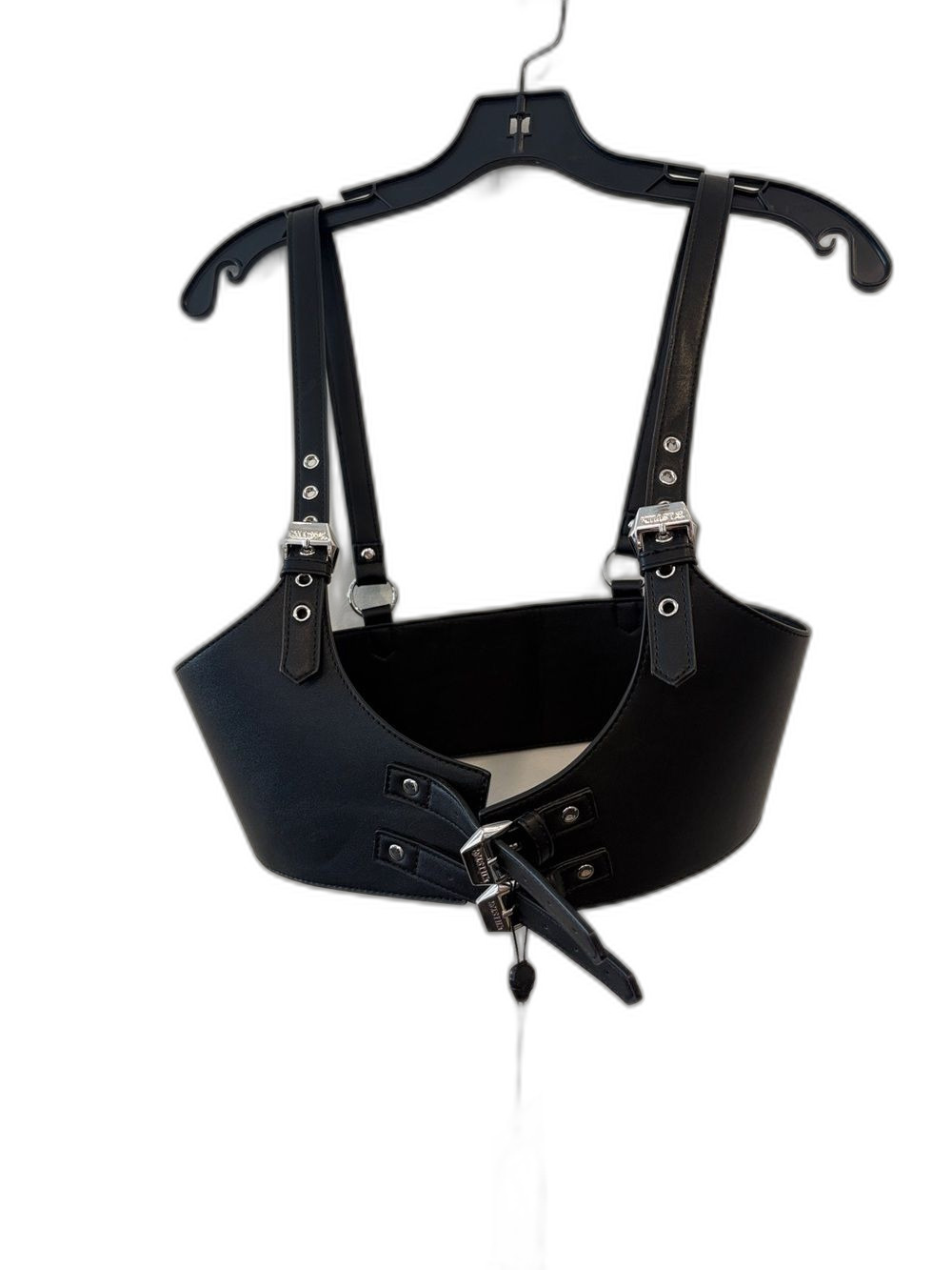 Dolls kill Killstar black thick harness belt NWT